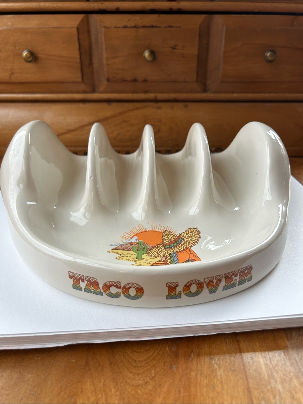🌮🌮🌮Taco Lover Ceramic Taco Holder 🌮🌮🌮